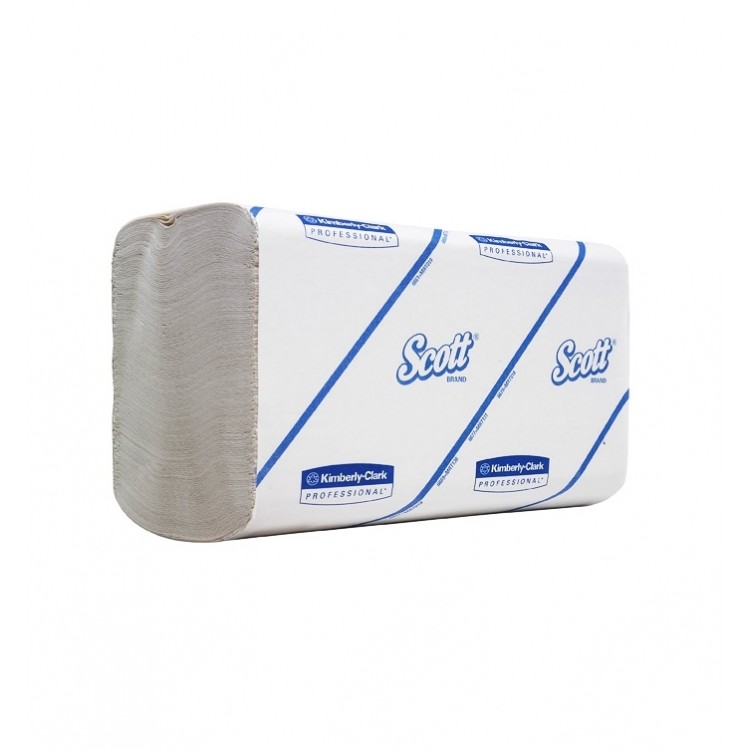 6659 Kimberly Clark Полотенца бумажные листовые Kimberly Clark Scott Perfomance 6659 H2 Z-сложения 1-слойные в пачке по 110 листов 