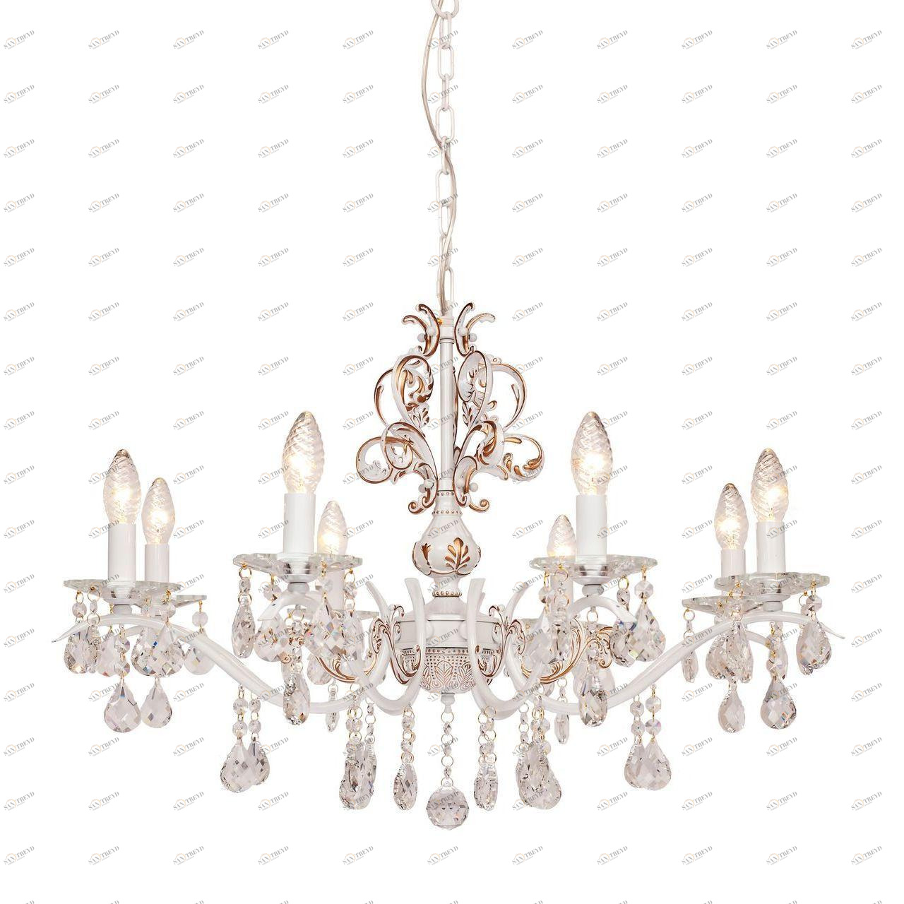 Подвесная люстра Silver Light Tereziya 727.51.8 SILVER LIGHT ДИЗАЙНЕРСКИЕ, TEREZIYA 186015 Белый 