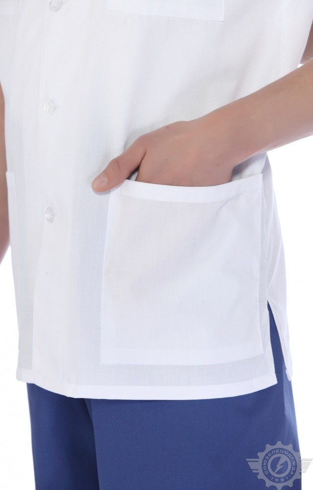 67276 Костюм "Технолог" мужской василек  Медицинская одежда  размер 44-46/158-164 Спецодежда  - Вид №16