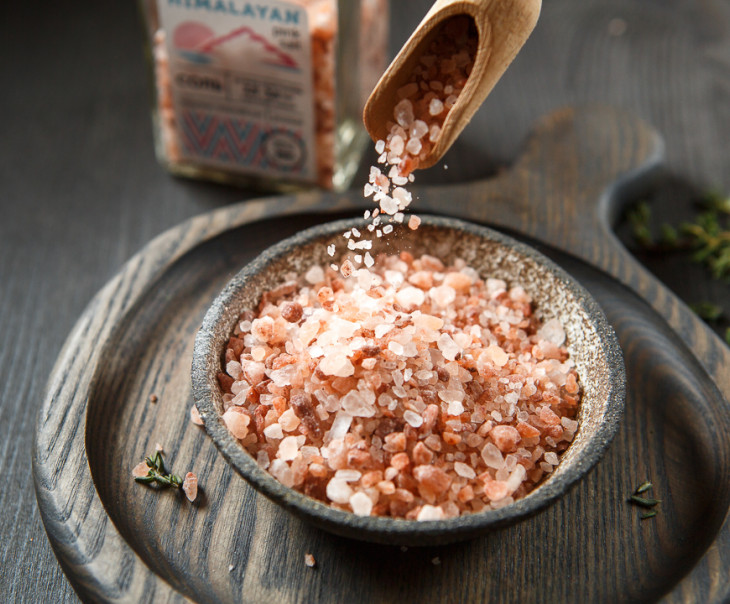 8206 Соль розовая гималайская (крупный помол) Вкусляндия  - Вид №1