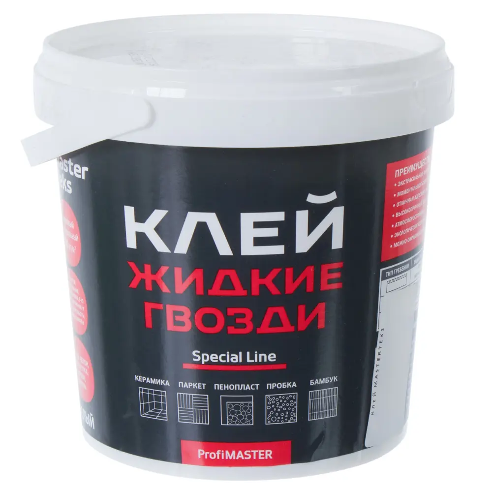 Клей акриловый MasterTeks экстрасильный белый 1.5 кг STLM-2109312