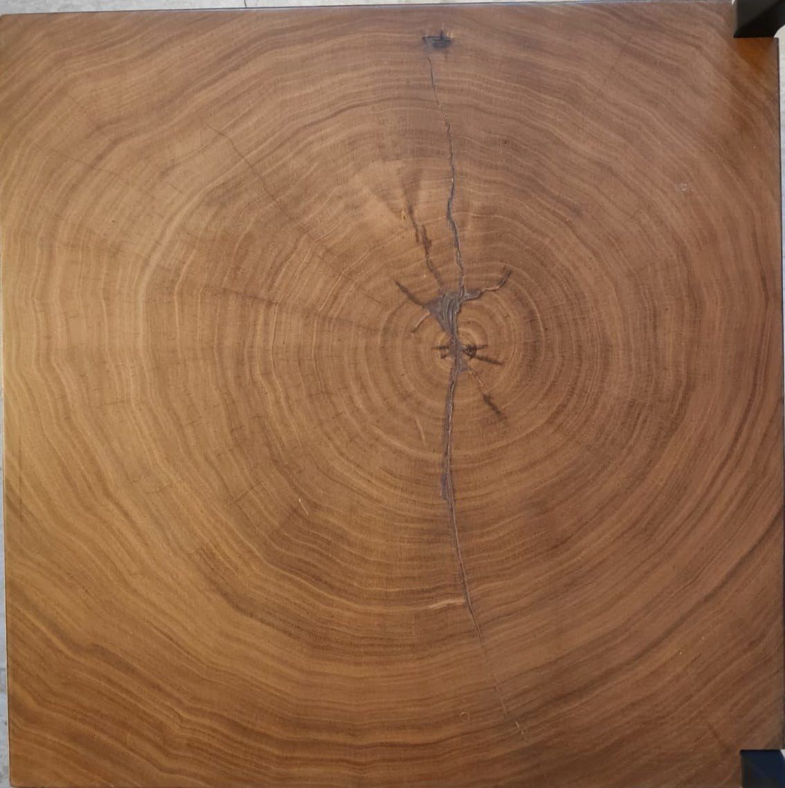 Железный стул с дубовым сиденьем Deodara Raw ARCH-00116719 - Вид №6