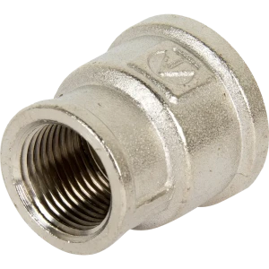 Муфта переходная Valtec внутренняя резьба 1/2"х3/8" никелированная латунь VTr.240.N.0403 10508318 STLM-2102507