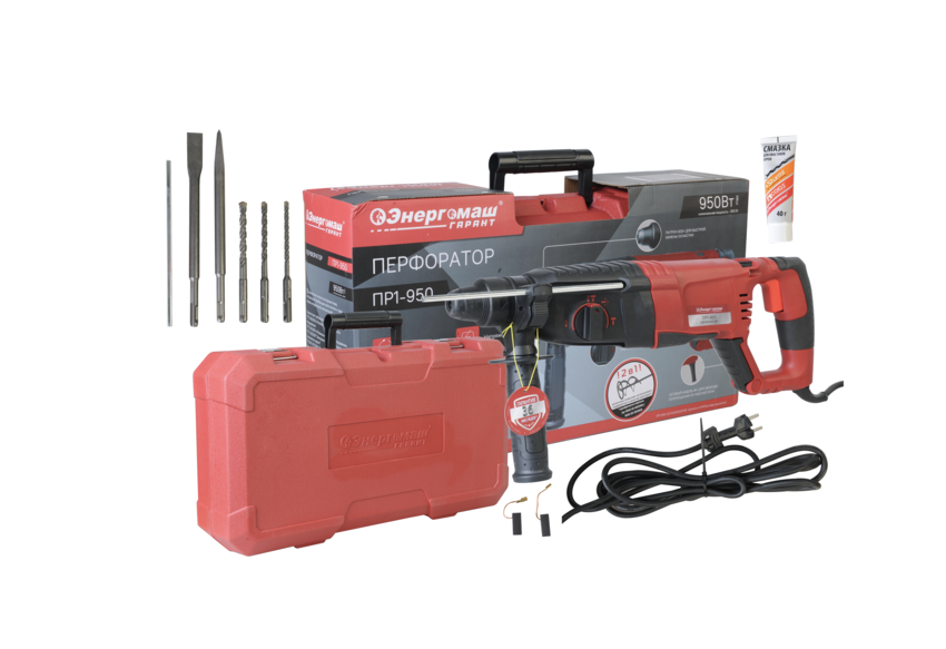 Перфоратор Энергомаш ГАРАНТ ПР1-950 9179735 STDN-0072733 - Вид №3