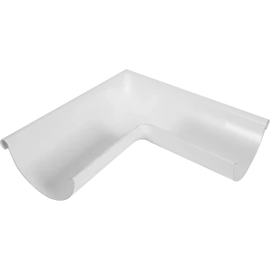 Угол желоба внешний 90° D125 мм цвет белый