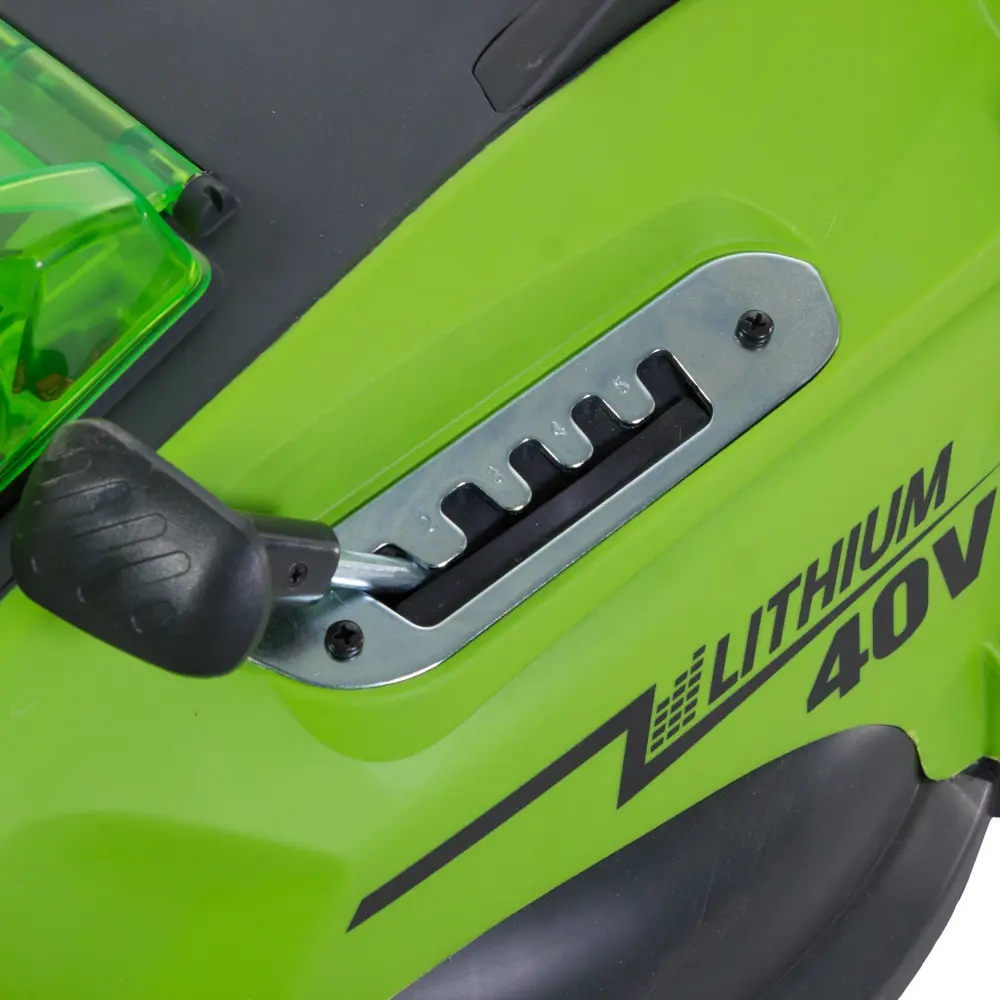 Газонокосилка аккумуляторная GreenWorks G40LM41K4 40 В 40 см 1x4 Ач АКБ и ЗУ входит в комплект 18802562 STLM-2203810  - Вид №4