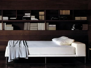 Living Divani Двуспальная кровать с мягким изголовьем Ile