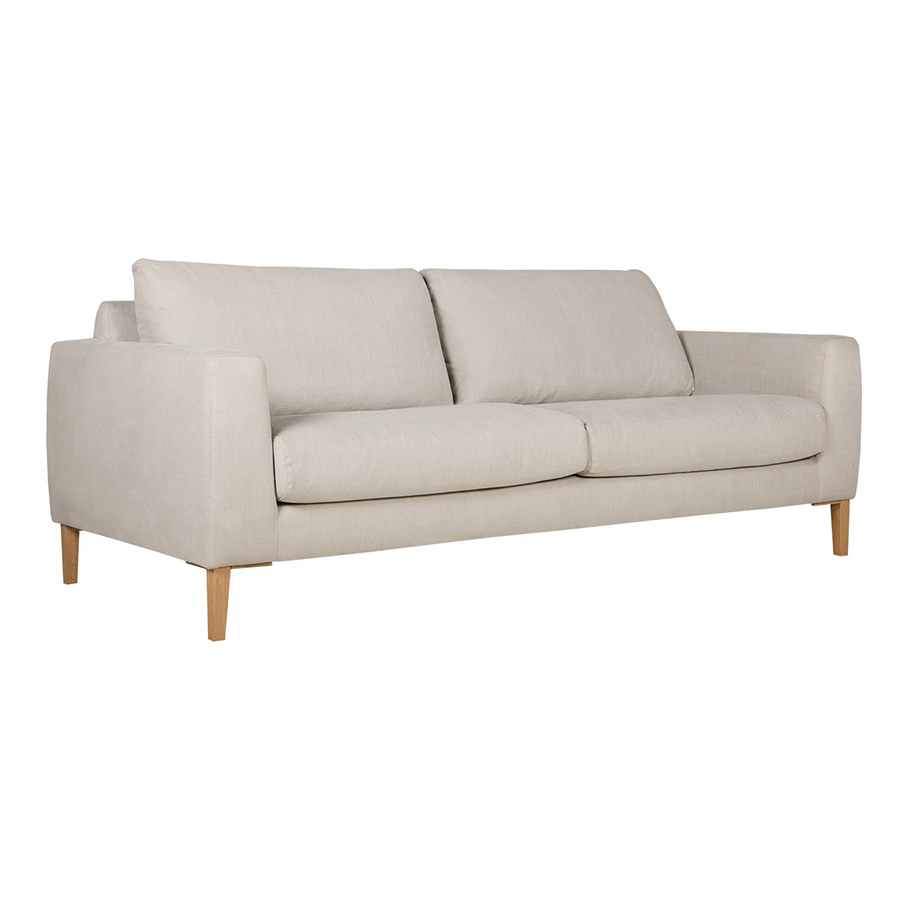 Диван Malin, трехместный, светло-бежевый Sits S1398 - Вид №14