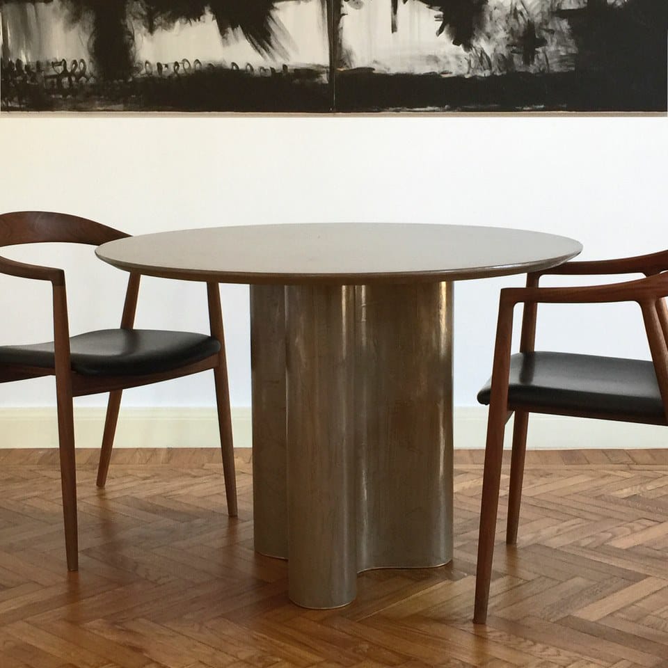 Круглый бронзовый обеденный стол mg12 Giorgia ARCH-00128206 - Вид №1