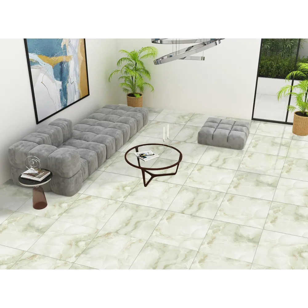 Керамогранит Blaze Green Pol 60x60 см 1.44 м² цвет зеленый Santreyd STLM-2117392 - Вид №2