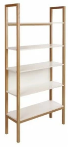 Woodman Открытая полка из лакированной древесины Farringdon