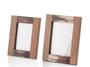 Рама из ореха Каналетто и рога