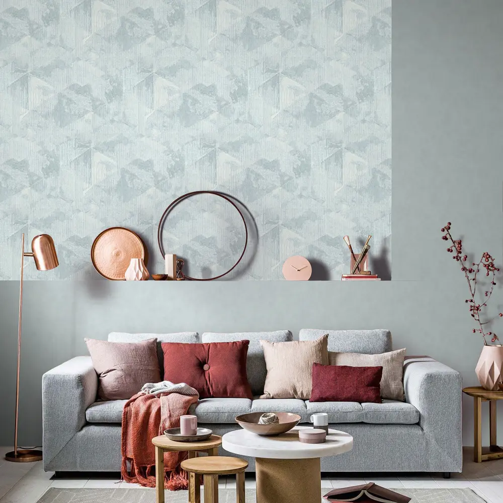 Обои флизелиновые Erismann Monolit зеленые 1.06 м ЭР60706-06 STLM-2060700 - Вид №4