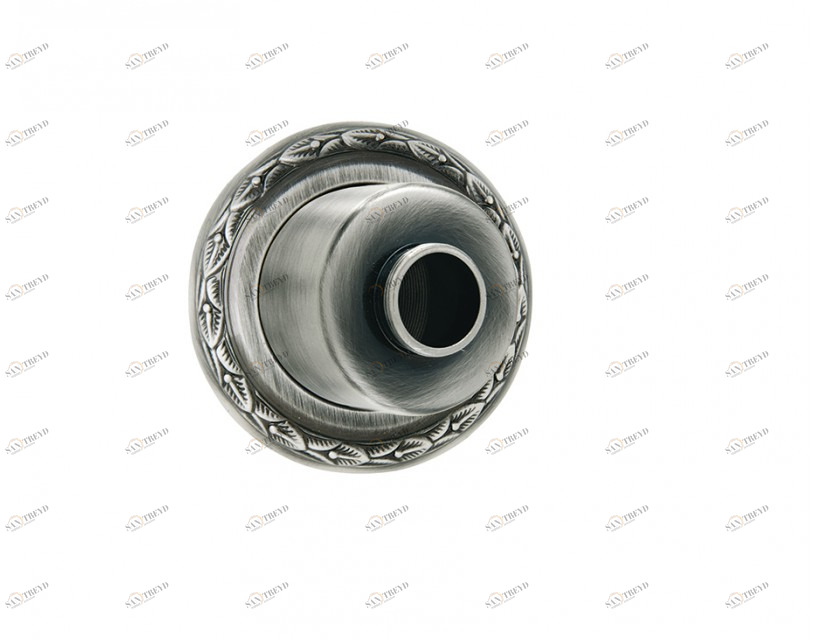 046393.C00.71 Комплект отделки для 3-х сторон настенного переключателя Античное серебро Mestre 