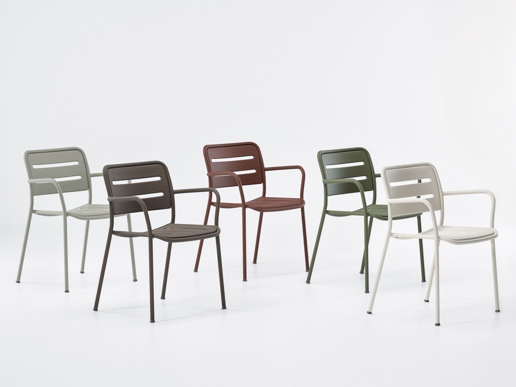 Алюминиевый штабелируемый садовый стул Kettal деревня ARCH-00077092 - Вид №1