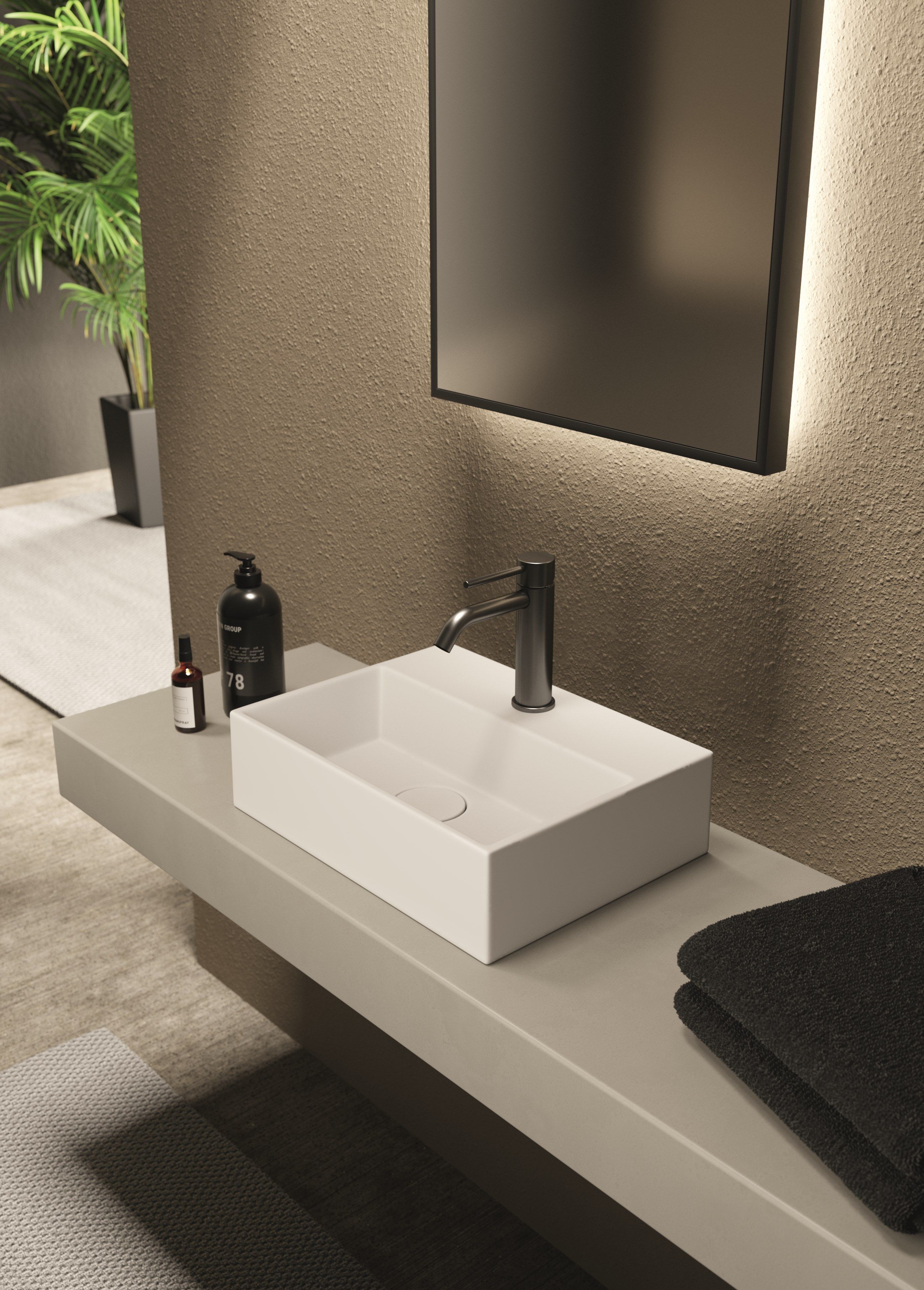 Керамическая прямоугольная столешница для мытья рук Alice Ceramica Шпион ARCH-00126165 - Вид №22