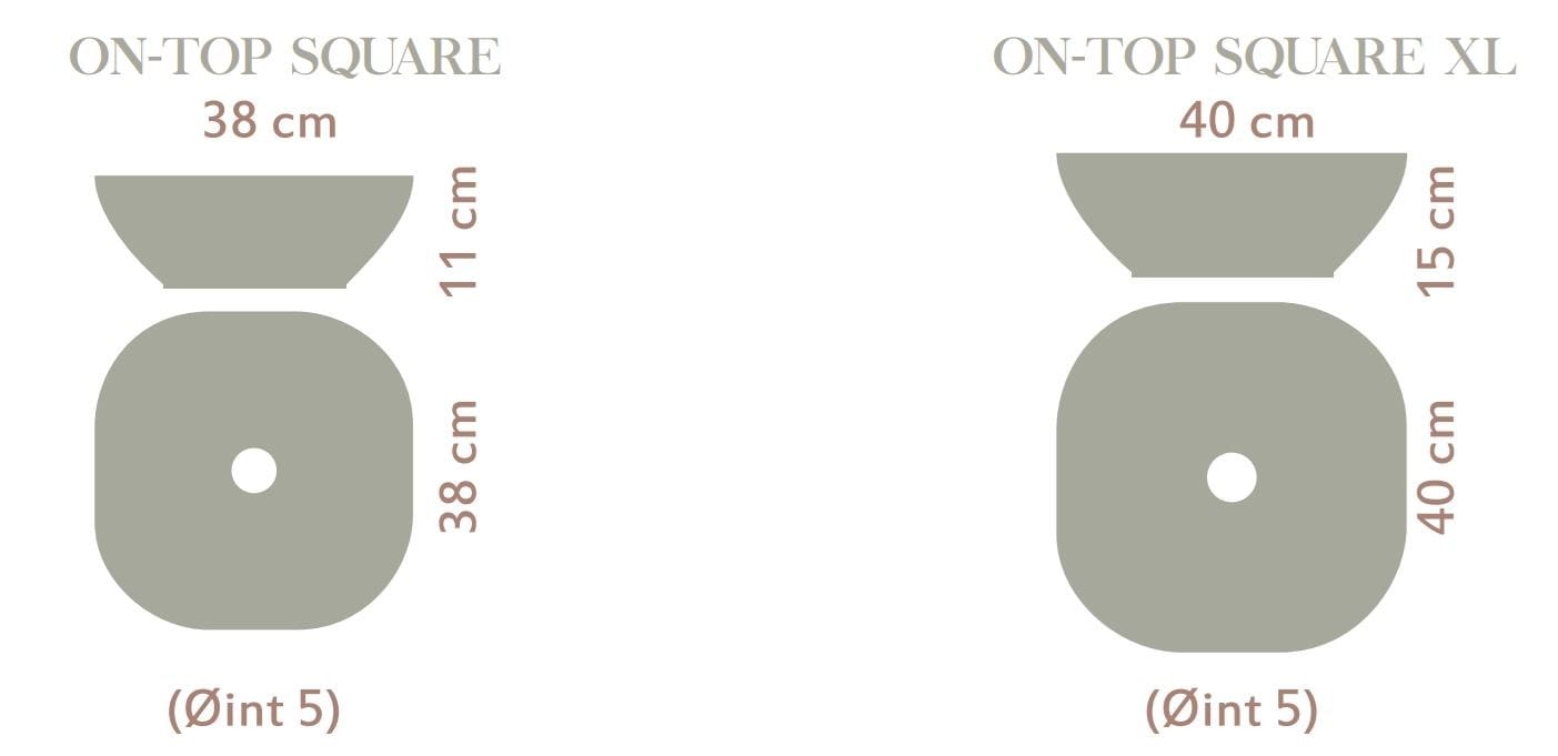 Квадратная столешница из Акрона© Acquabella On top ARCH-00031144 - Вид №2