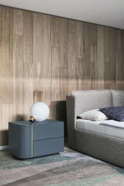 Meridiani Прикроватная тумбочка из лакированной древесины с ящиками Edition shine sun-id-1409881 - Вид №1