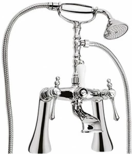 Rubinetteria Giulini Смеситель для ванны с ручным душем на 2 отверстия Londra 7200cb