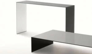 Glas Italia Прямоугольная хрустальная консоль Sio2 bridge