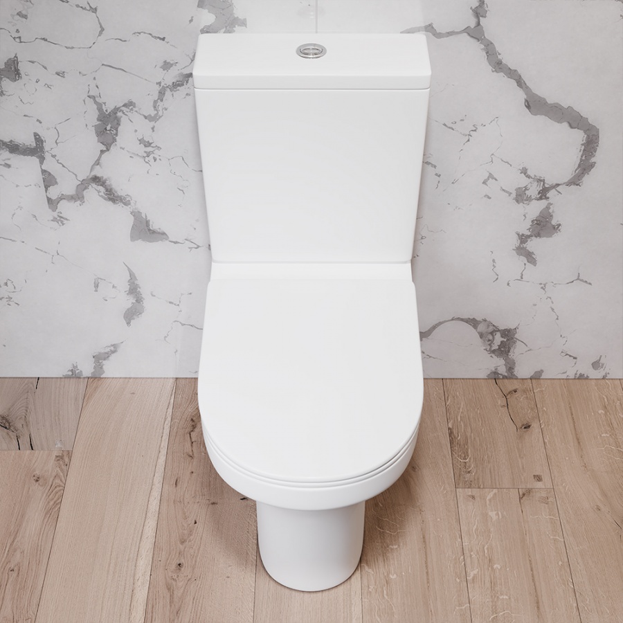 DX35C8600SC унитаз-компакт безободковый с сиденьем микролифт Damixa Skyline - Вид №2