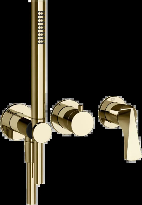 Смеситель для душа 72036 710 Gessi Ventaglio ЛАТУНЬ PVD