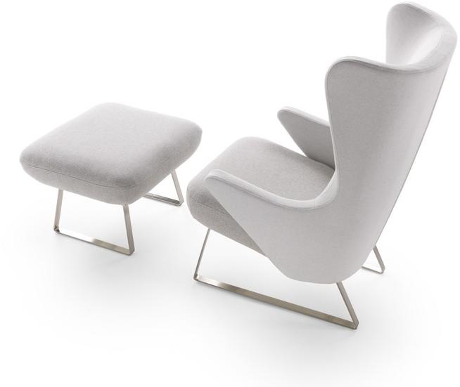 Marac Кресло Bergere на салазках с подставкой для ног Belvedere sun-id-1423443 - Вид №1