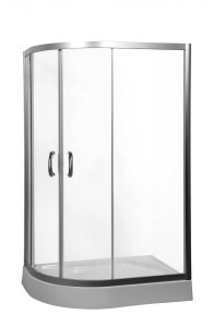 W54T-302R120W64 Twin Slide 120. Поддон для душ.уголка правосторонний 120x80 белый акрил AM.PM Orange