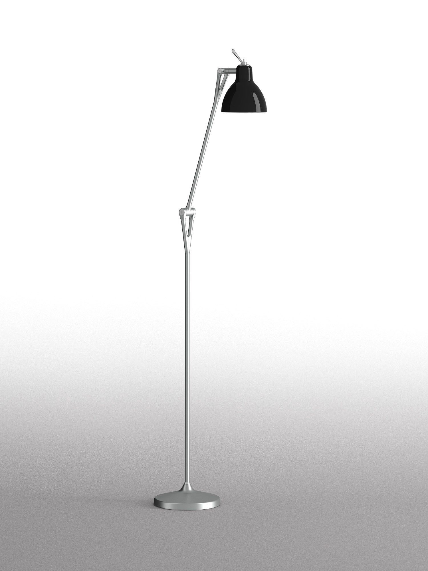 Торшер из стали и стекла с гибкой рукояткой Rotaliana Luxy ARCH-00083387 - Вид №12