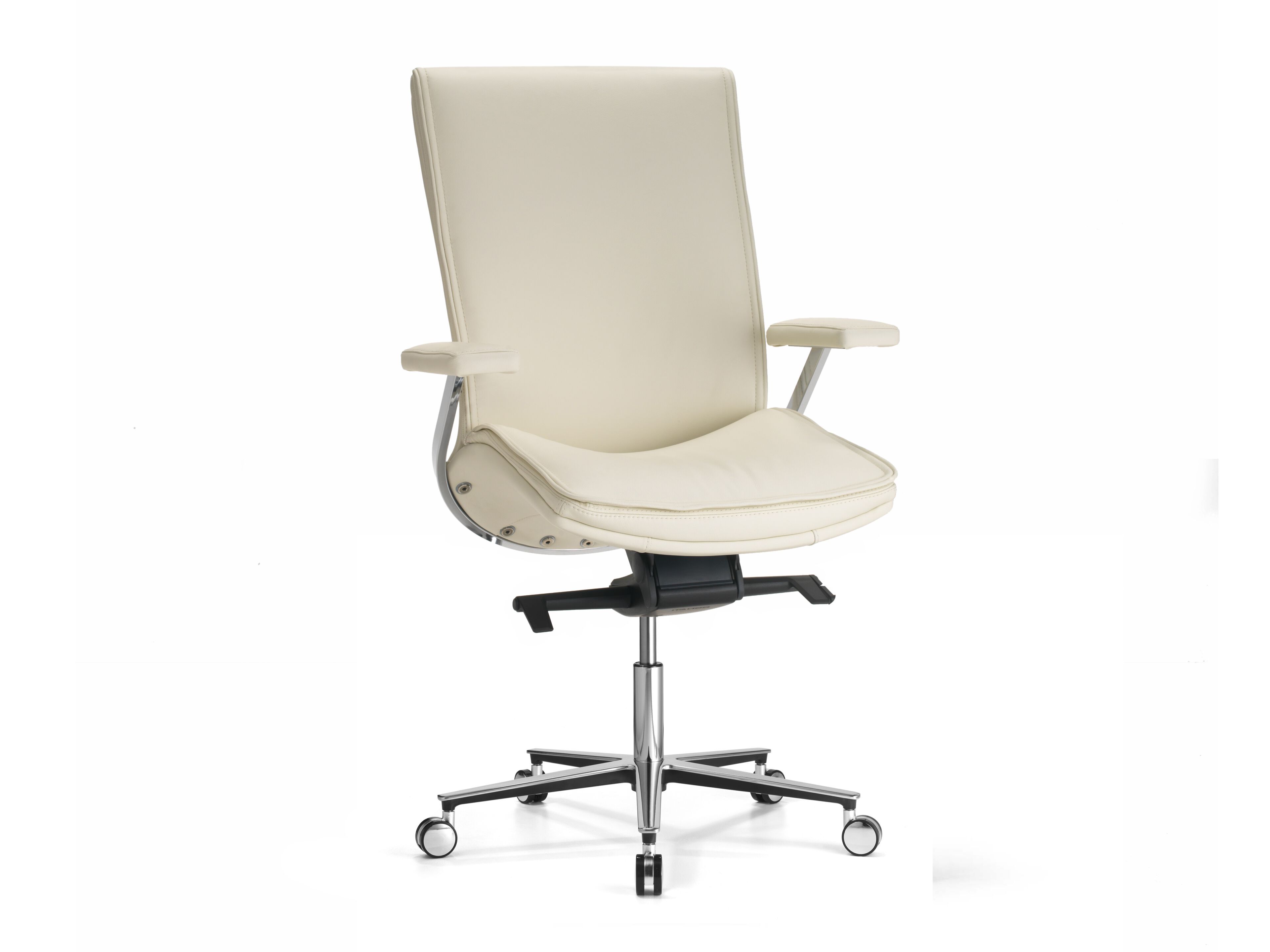 Тканевый регулируемый по высоте рабочий офисный стул с колесами SITIA Idesia ARCH-00029304 - Вид №1