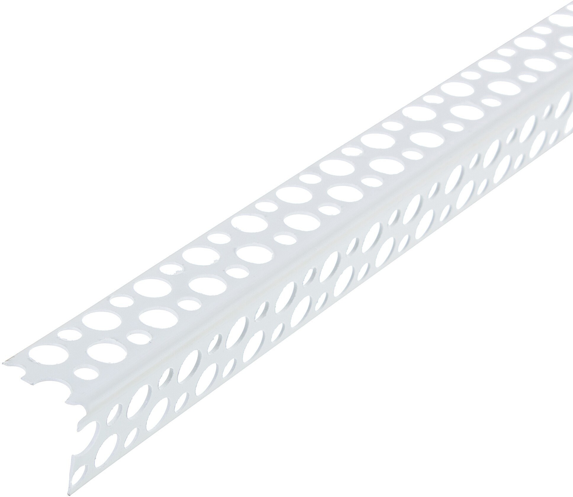 12903282 Угол перфорированный ПВХ 25х25x3000 мм STLM-0002521 ALBES