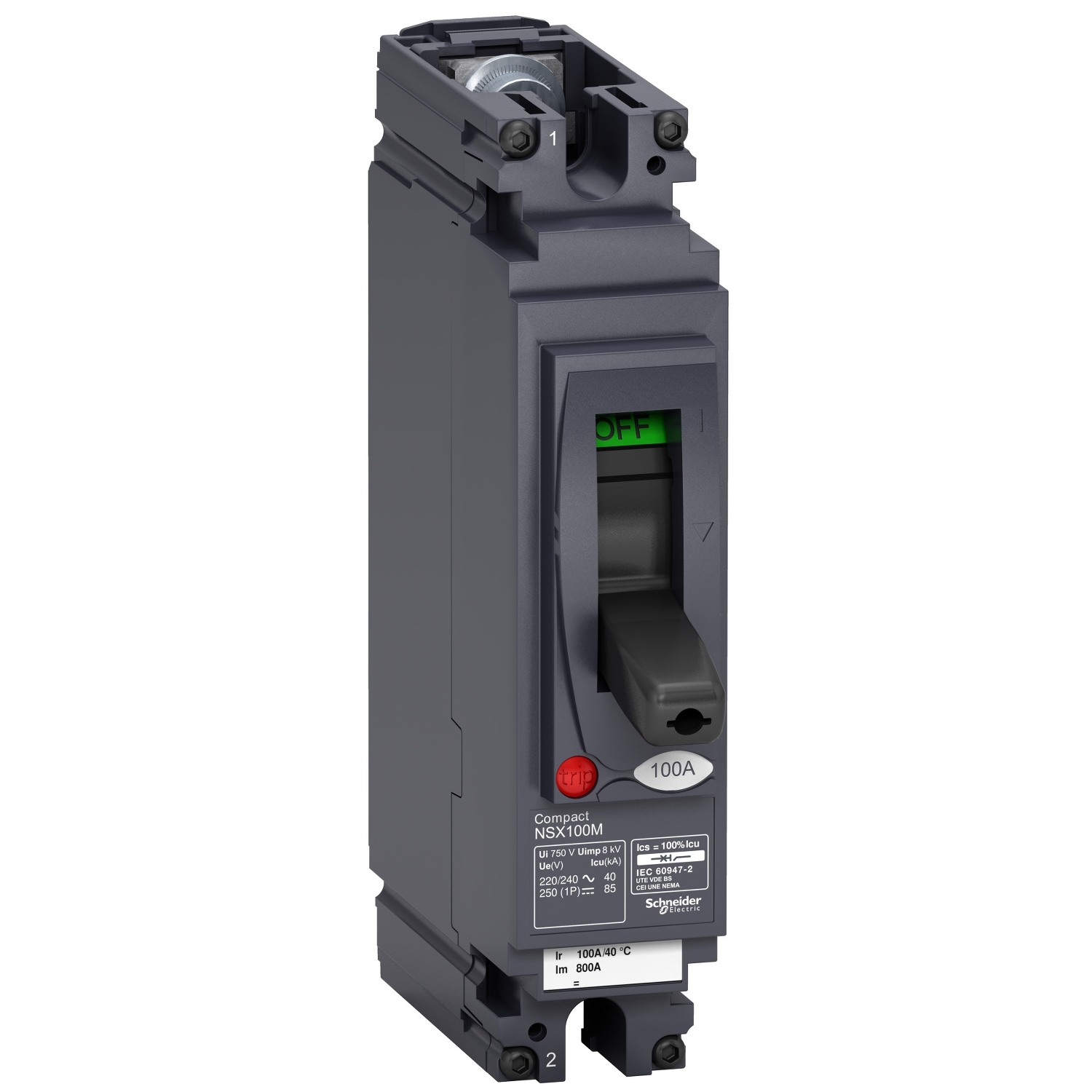 LV438584 Силовой автомат NSX, 40кА, 1P, 25А Schneider Electric Compact 