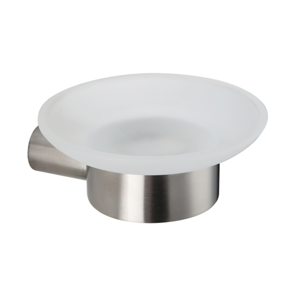 Мыльница стеклянная MELANA сатин хром MLN-865010-1 865 серия