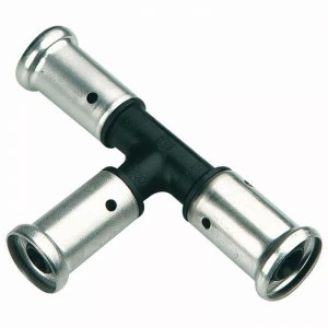 Тройник пресс PVDF HENCO 26х20х16