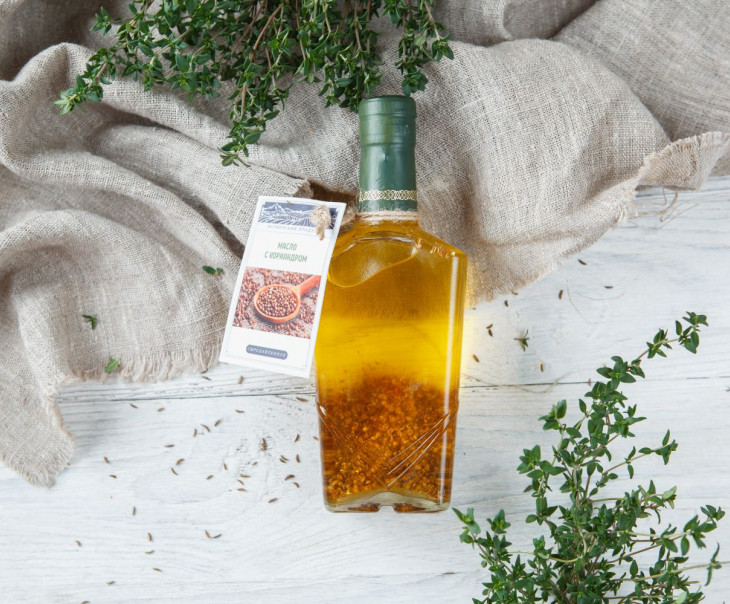 3876 Масло с кориандром Вкусляндия 