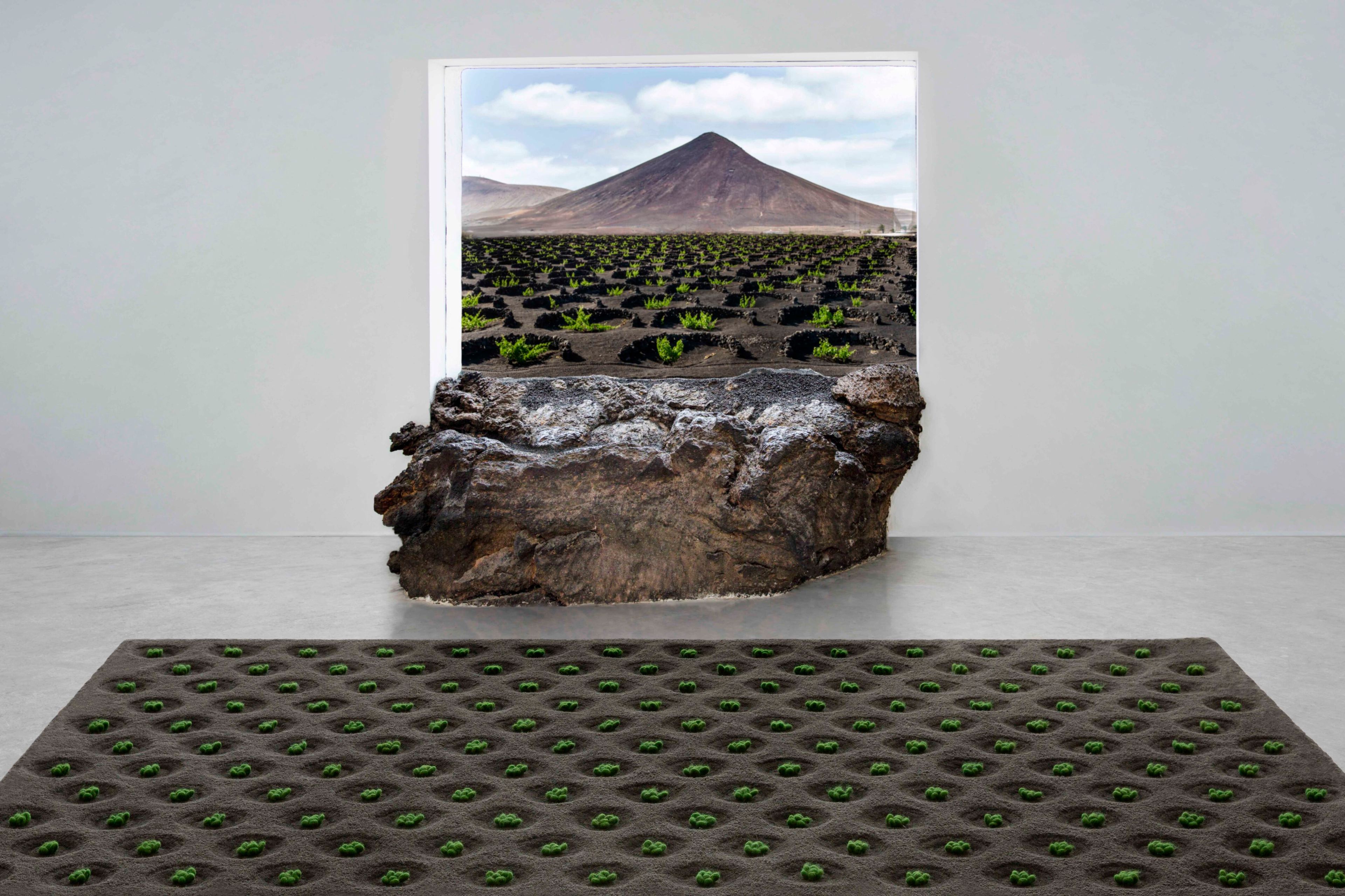 Прямоугольный ковер ручной работы из шерсти GAN LA GERIA-LANZAROTE ARCH-00116765 - Вид №1