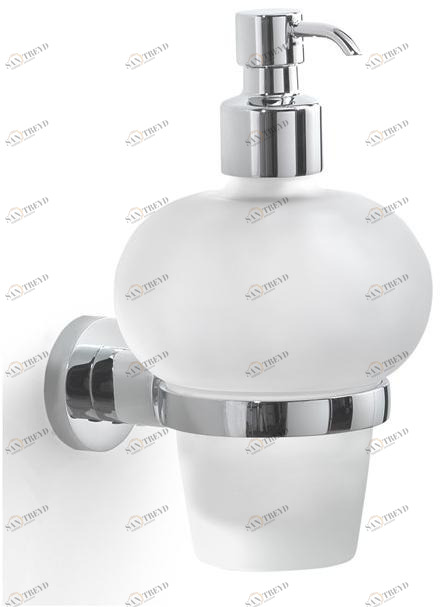 GEDY Дозатор мыла со стеклянной стенкой Demetra 5181