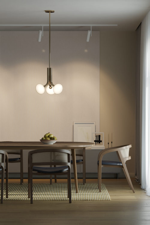 Стеновая 3D панель из реек  AP122501.91 HANNAHHOLZ  - Вид №1