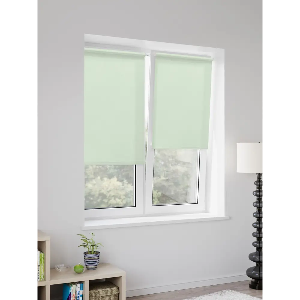 Штора рулонная Miamoza 60x160 см цвет салатовый Плайн STLM-2060198 - Вид №2