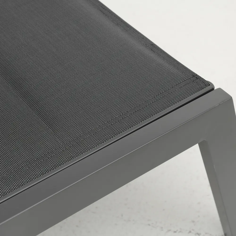 Шезлонг Naterial Isboa 128x43x203 см алюминий/полиэстер серый STLM-2043302 - Вид №8