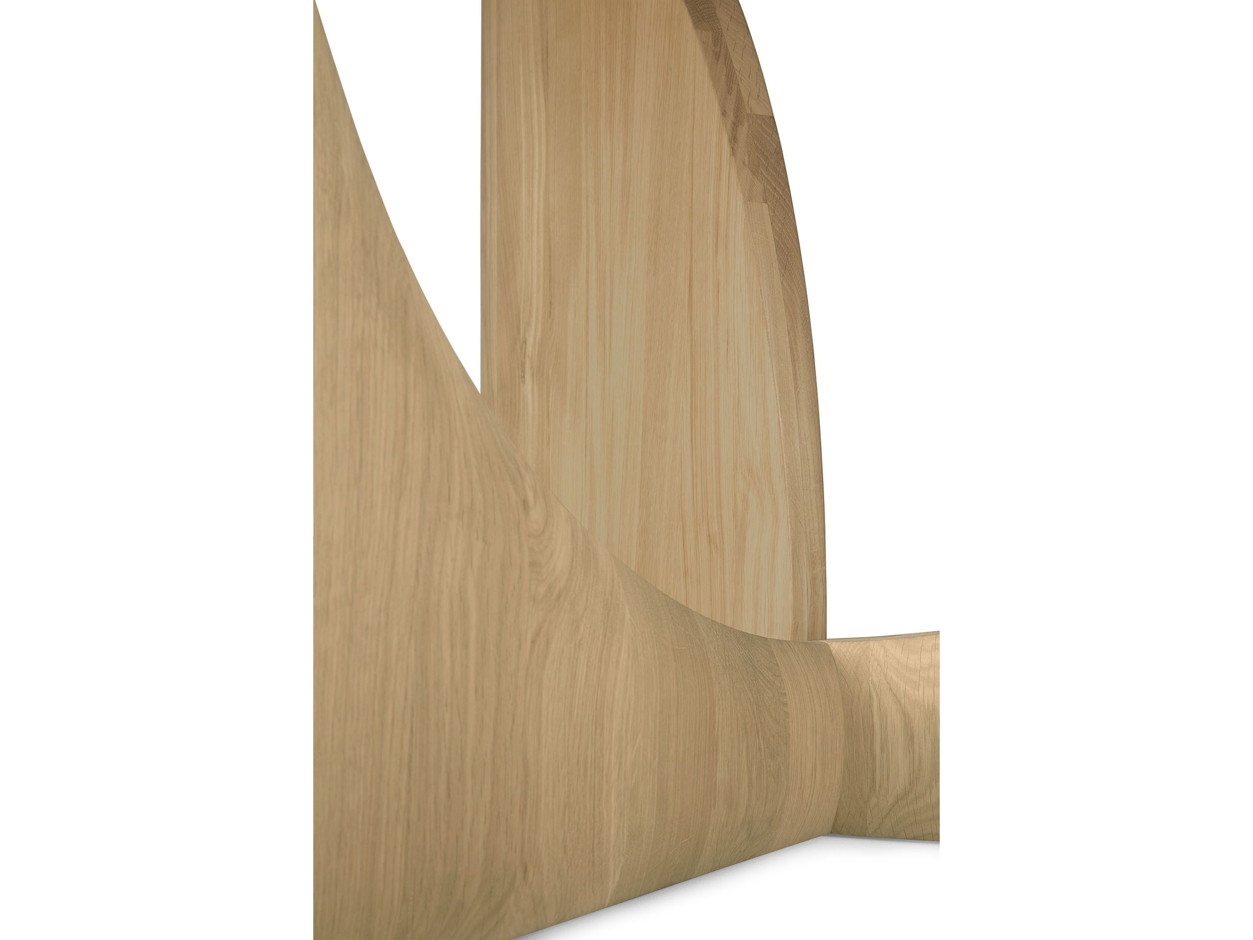 Круглый дубовый обеденный стол Ethnicraft Geometric ARCH-00124053 - Вид №3