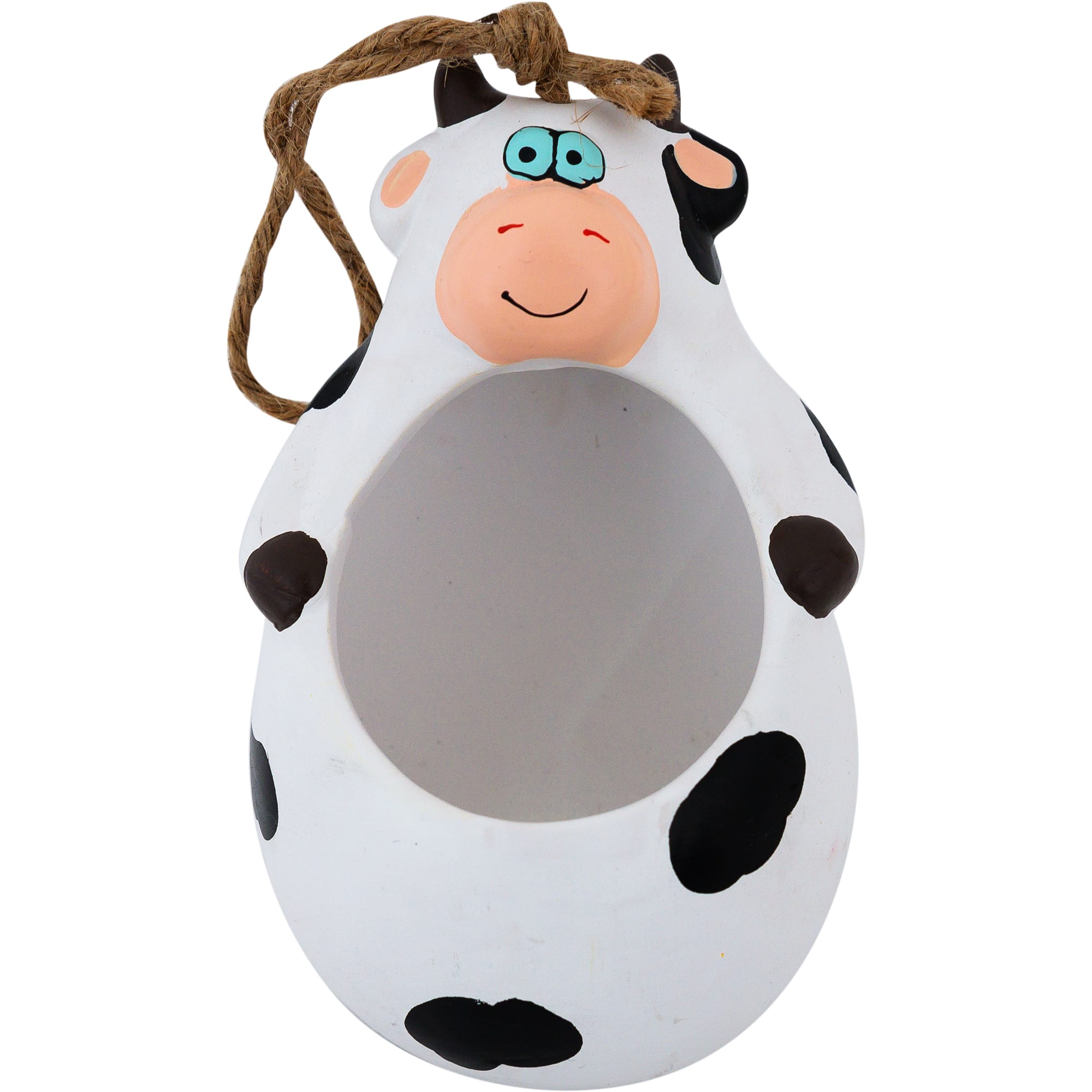 82056884 Кашпо-кактусник 10.5x10x15 см v0.15 л керамика чёрный/белый Santreyd  - Вид №3