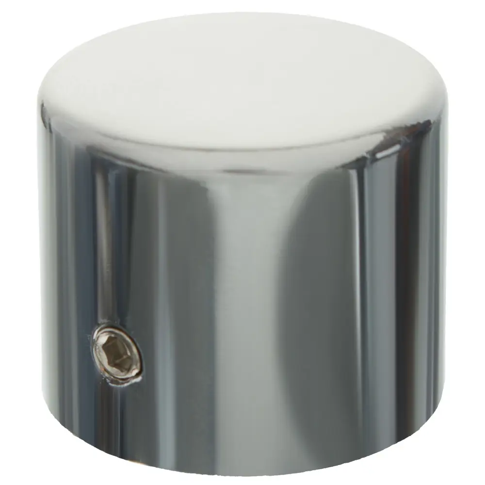 Наконечник-заглушка 2 см цвет хром INSPIRE STLM-2097606 - Вид №1