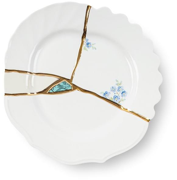 Seletti Фарфоровая десертная тарелка Kintsugi sun-id-1396890 - Вид №5