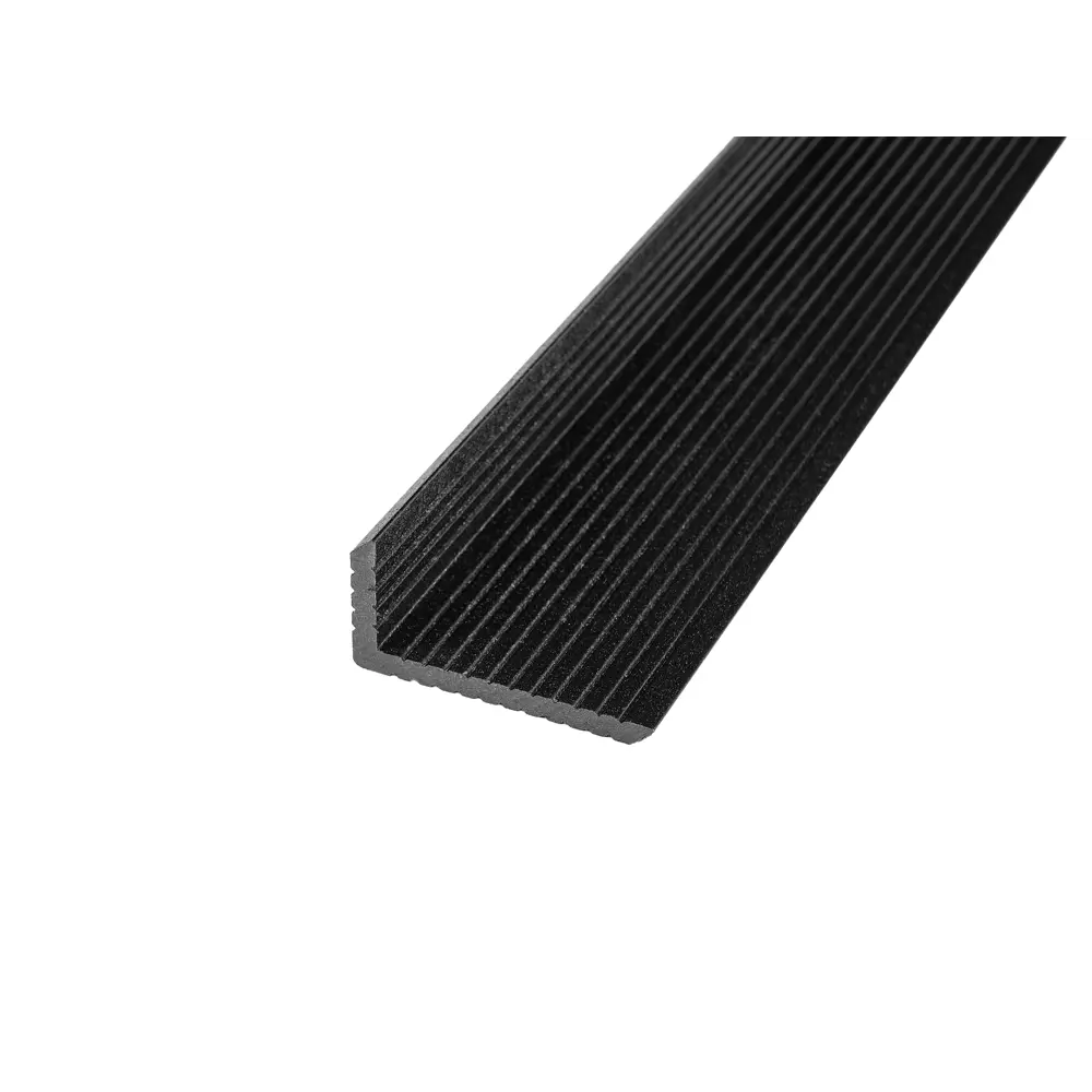 Уголок для террасной доски Groentec 70x35x3000 мм ДПК цвет антрацит STLM-2136260 - Вид №4