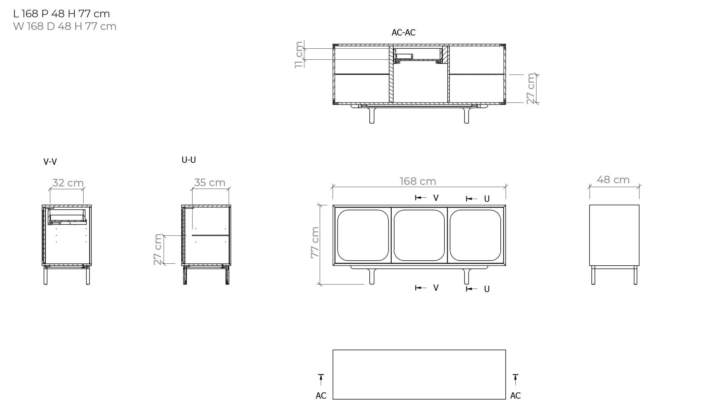 Шкаф из дерева и стекла с распашными дверями Morica Design Haute Couture ARCH-00093048 - Вид №6