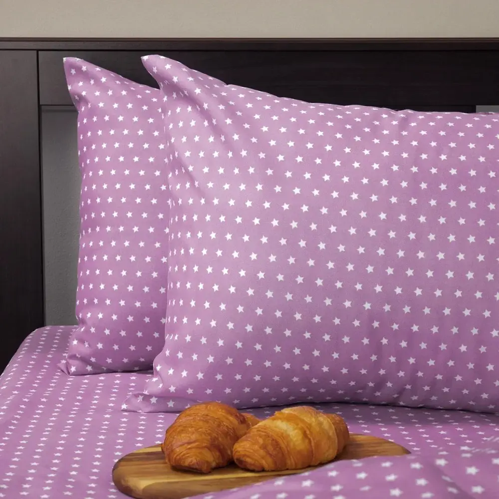 Комплект постельного белья Eclair Пьюр евро полисатин нежно лиловый STLM-2108331 - Вид №6