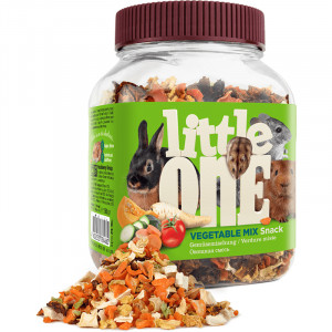 ПР0033551 Лакомство для грызунов Овощная смесь для всех видов грызунов 150г Little one