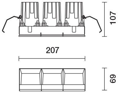 iGuzzini Встраиваемая светодиодная стенка для подвесных потолков Laser blade l sun-id-1391569 - Вид №10