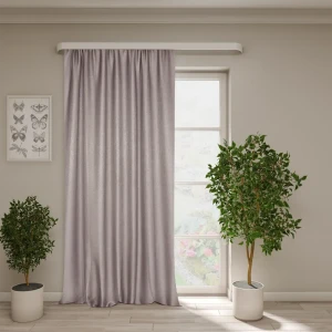 Штора Горжель на ленте 200×280 см бежевая для гостиной 89422748